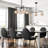 Cicel 4-Light Kitchen Island Globe Pendant with Mercury Glass Shade