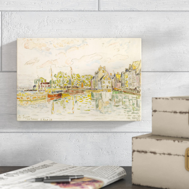 «Le Croisic I», Paul Signac, peinture sur toile, H 8 po x l 12 po