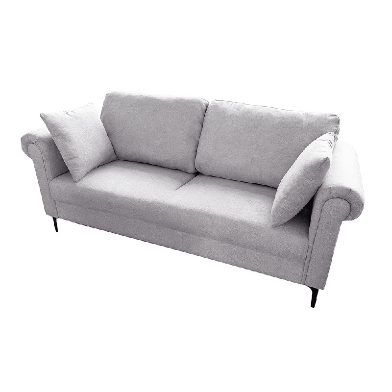 Gamme de canapés en tissu (gris) - 3 places (canapé), Gris