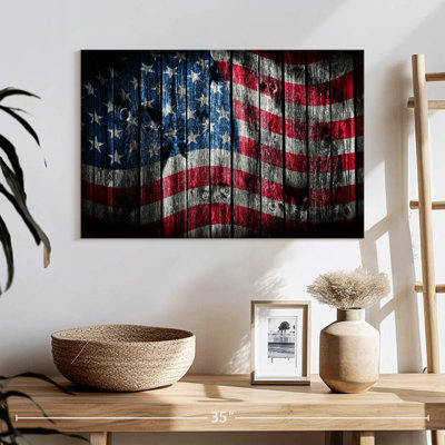 Borges Grungy American Flag