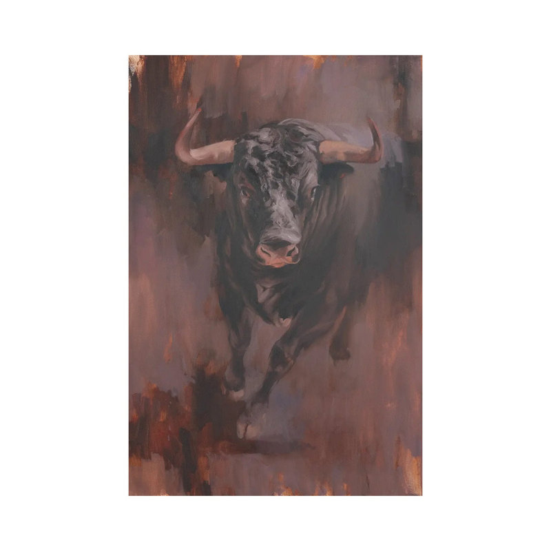 Focused II by Zil Hoque - Wrapped Canvas Painting, 45.72cm H x 30.48cm W x 1.91cm D
