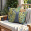 Ensemble de 4 housses de coussin en coton sans motif ou de couleur unie pour Noël