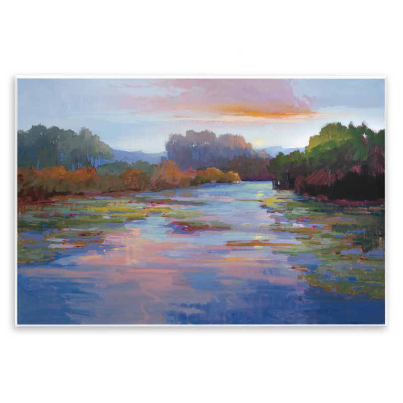 Peace and Serenity Landscape, plaque murale, design par Vicki McMurry, H 10 po x l 15 po