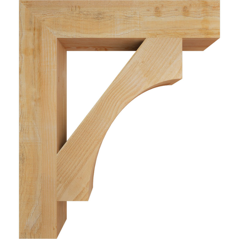 Support Westlake Block Rough Sawn, Sapin de Douglas, H 38 po x l 6 po x P 32 po