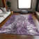Premium Machine Washable Prisco Eggplant Rug