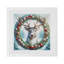 Serviettes de table en satin de coton Claus Reindeer