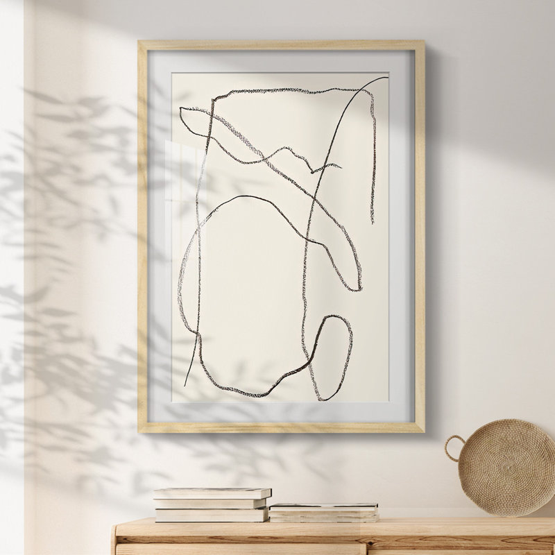 Ethereal Umber II - impression encadrée, Naturel, H 28,5 po x l 20,5 po