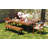 7 Pieces Patio Dining Set with long bench and 5 Chairs