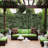 Artificial Leaf Privacy Fence Screen