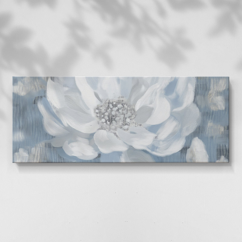 Botanical Series-CCCCLIV- Toile tendue avec châssis - Prêt à accrocher, H 12 po x l 30 po