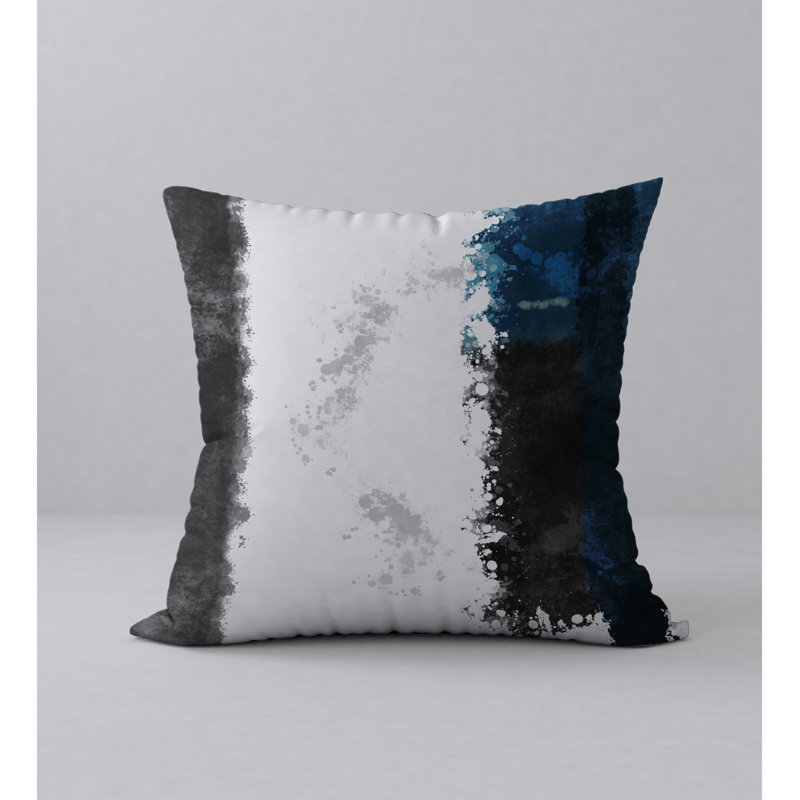 Magnifique housse de coussin décorative carrée et insert, H 24 po x l 24 po