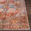 Mags Oriental Brick Red/Blue/Tan Area Rug-2140268957
