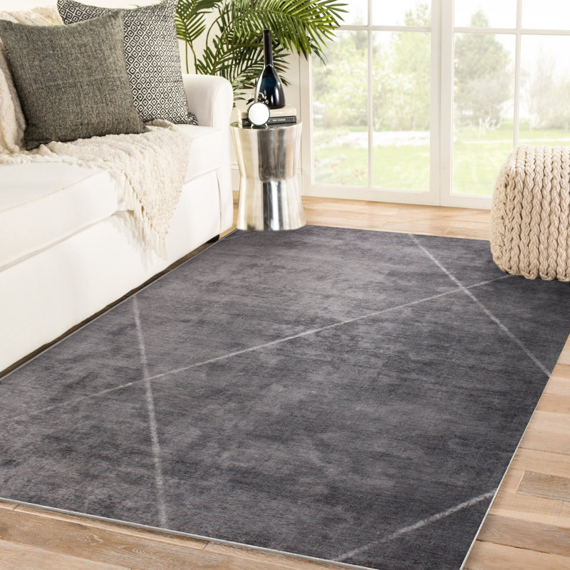 Lainhart Geometric Indoor Rug, Rectangle 5' x 7'