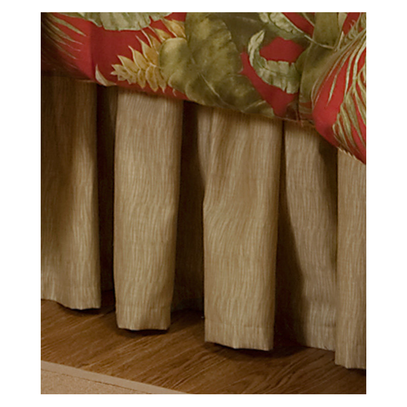 Captiva 18" Drop Shirred Bed Skirt, King