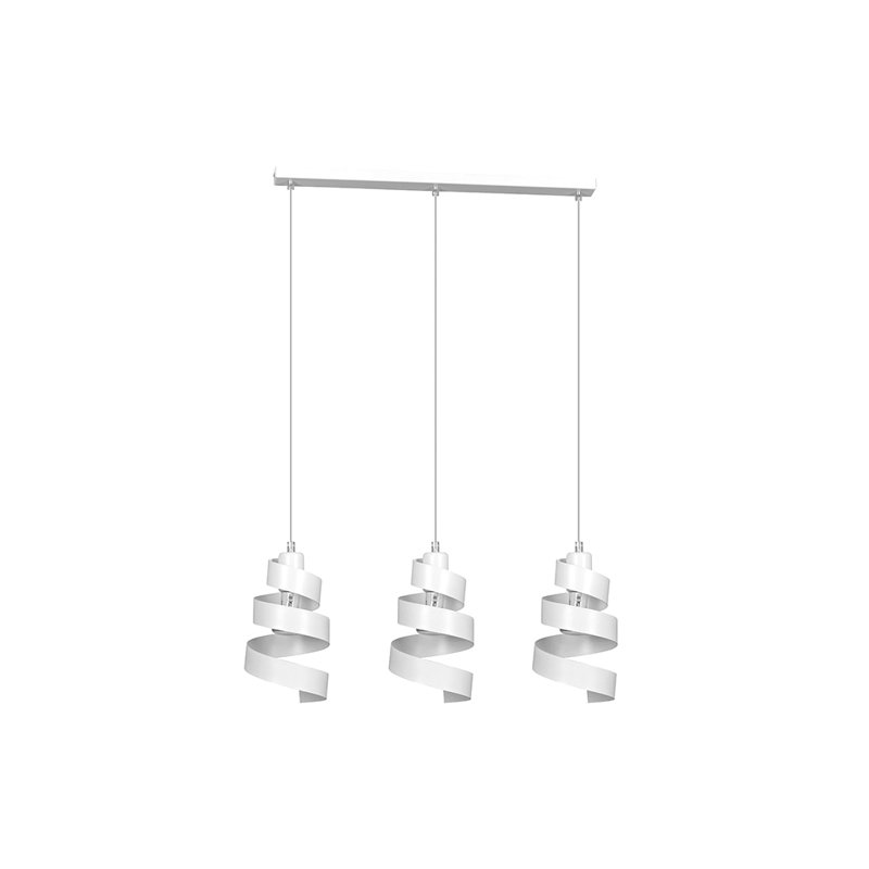 Norwich 3 - Light Kitchen Island Pendant, White
