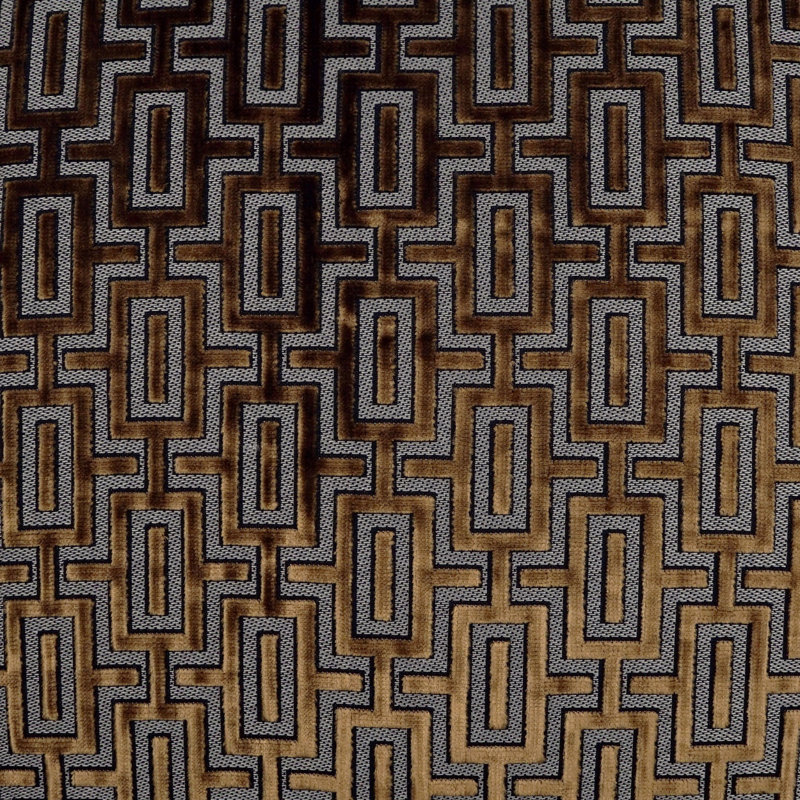 Bergman Geometric Throw Pillow, Midas, Rectangle 14"H x 24"W