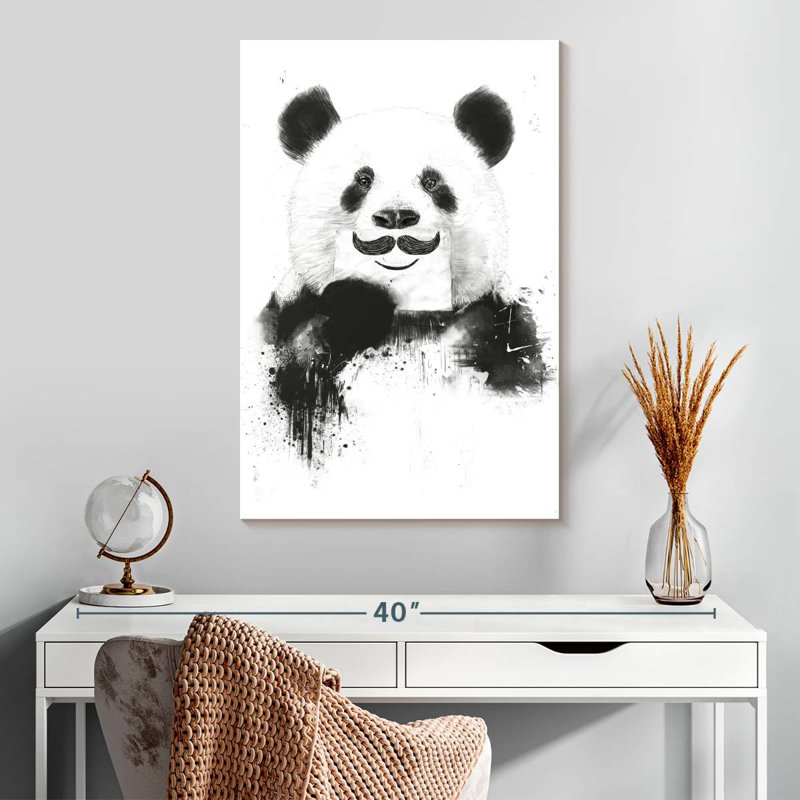 Brampt Funny Panda, 30" H x 20" W