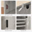 Armoire de rangement de 67 po de hauteur avec 2 portes et 1 tiroir-1287324250