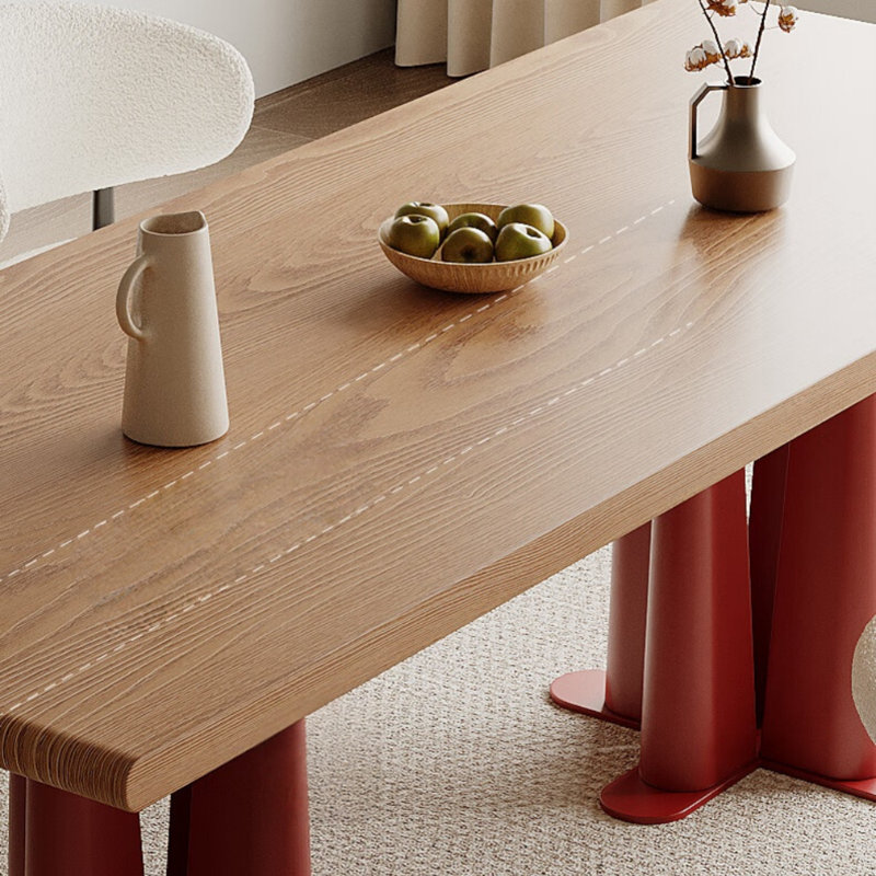 Table de salle à manger rectangulaire French Light Luxury