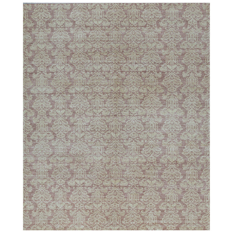 Wool Oriental Area Rug in Gray