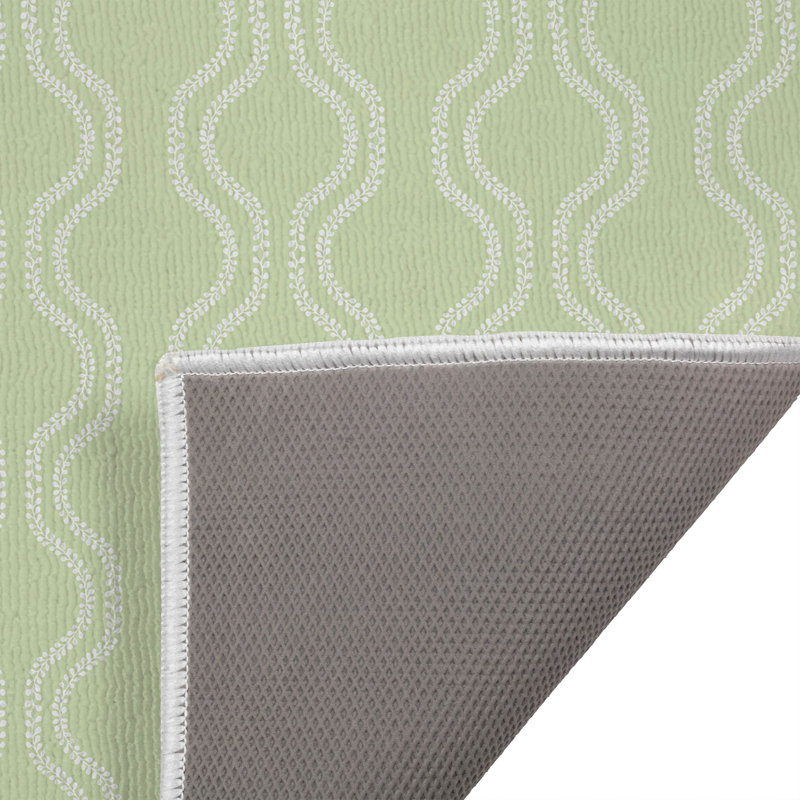 Paillasson Wavy Vine, Limette, L 17 po x L 24 po