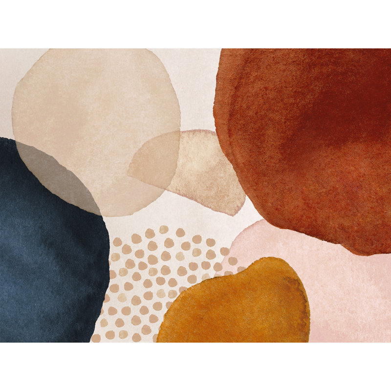 Soliel Abstract Vinyl Machine Printed Area Rug, Rectangle 200 x 300cm