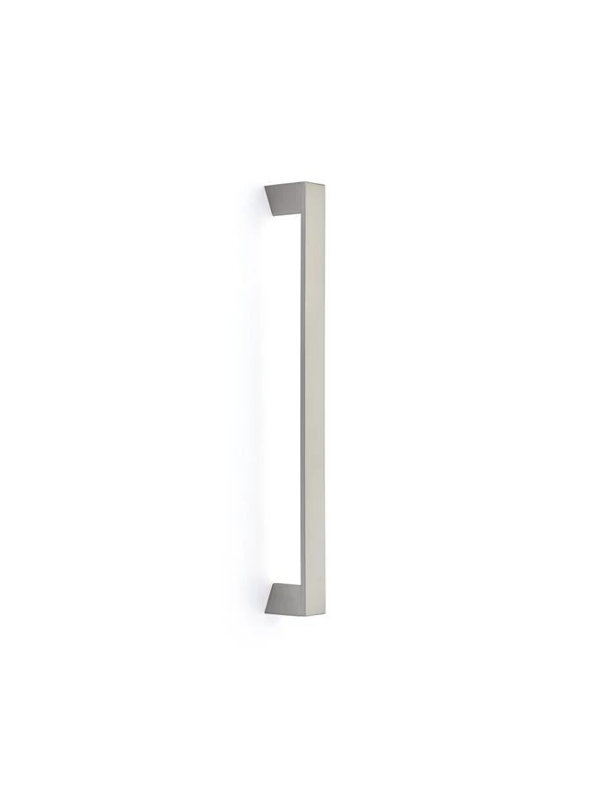 Poignée de porte de douche en verre Emtek Trinity (GBTB), 12", Nickel satiné