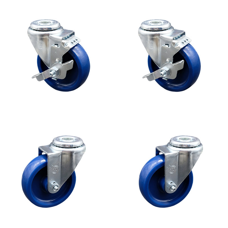 4-Piece Polyurethane Caster Set