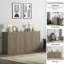 Buffet 2 portes avec tablettes réglables l 34,6 po Cesiro-31390575-13666840