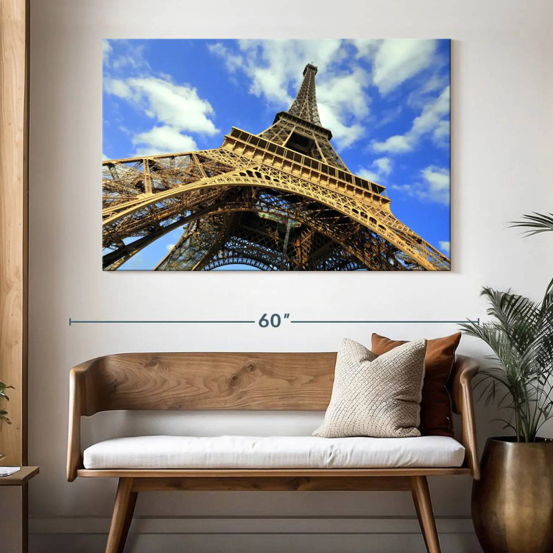 Lilie Towering Eiffel Tower Paris, 34" H x 51" W
