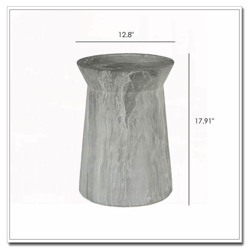 Outdoor Patio Accent Table Side