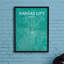 Kansas City Map - No Frame Print-985552043