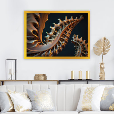 Golden Fractal Bliss VI - reproduction sur toile