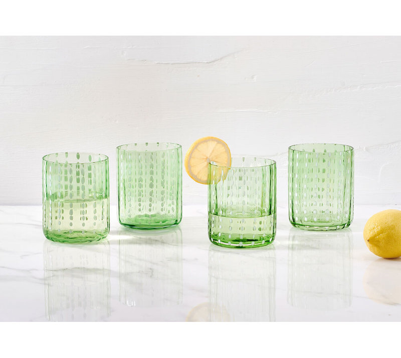 Verres à whisky Darby Angell, 12 oz, Vert