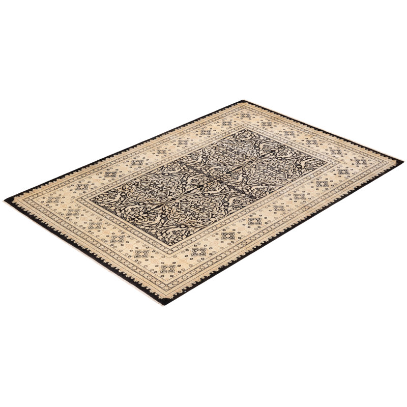 Classic One-of-a-Kind 6' 3" X 9' 2" Hand Knotted Area Rug