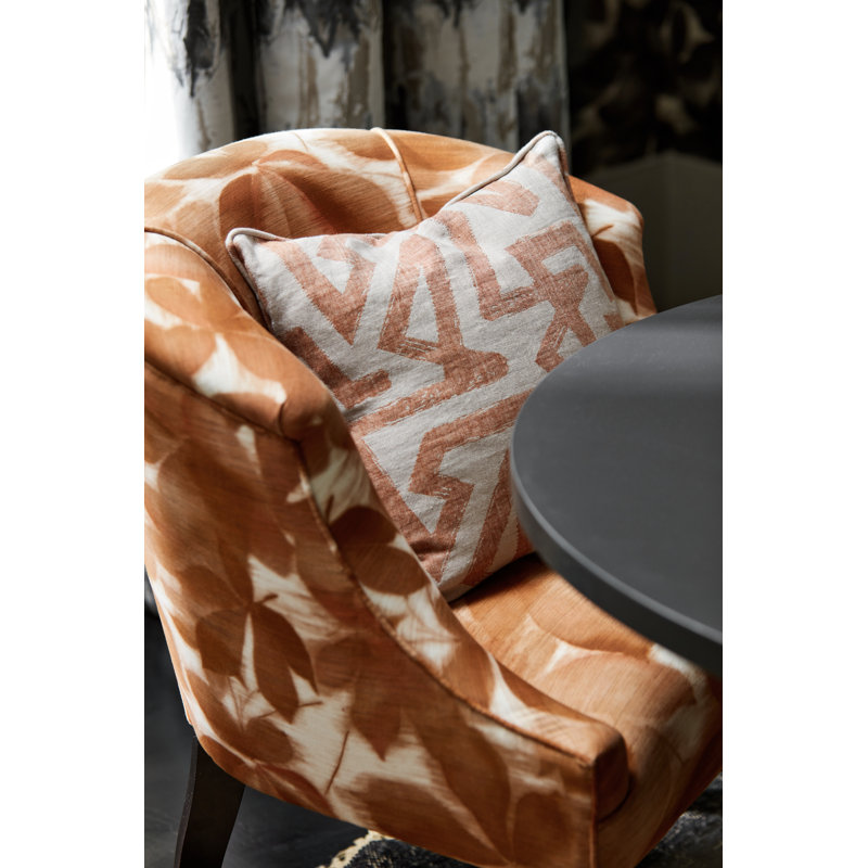 Grounded Fabric, Baked Terracotta/Parchment