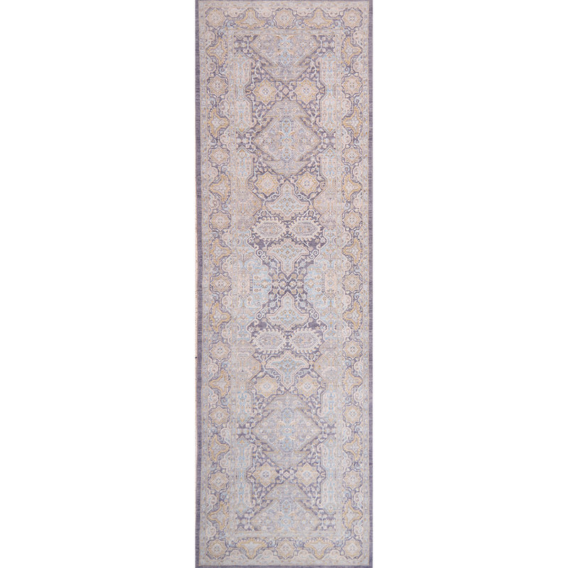 Tapis beige / mauve de haute qualité noué à la main Ziegler 3000