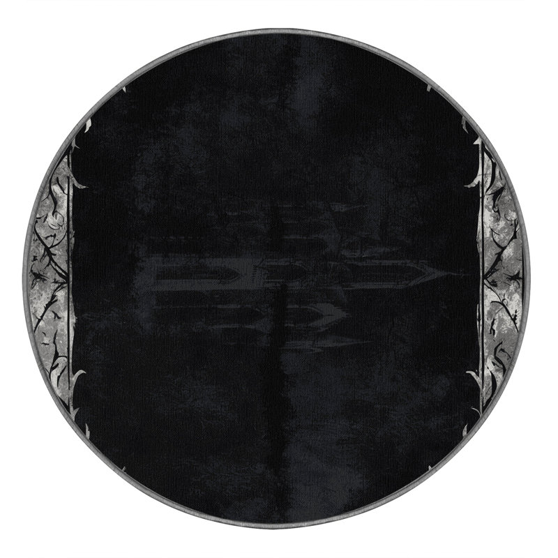 Silver Petal Rug, Round 7'