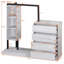 Armoire avec 4 tiroirs et 3 tablettes-1664694