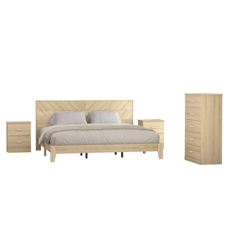 Curtis 4 Piece Bedroom Set, King