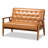 Faux Leather 49.4'' Reception Loveseat