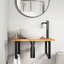 Ashvik 60cm Solid Wood Bathroom Vanity Top-617222131