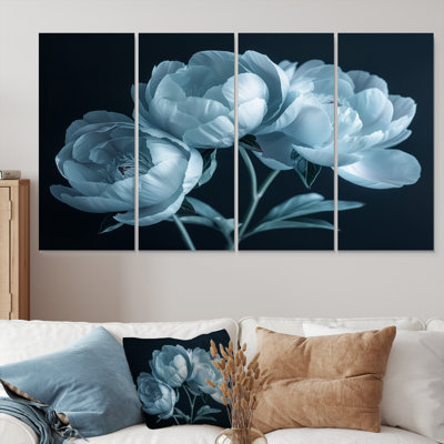 Rolston - Ensemble de décorations murales pivoines