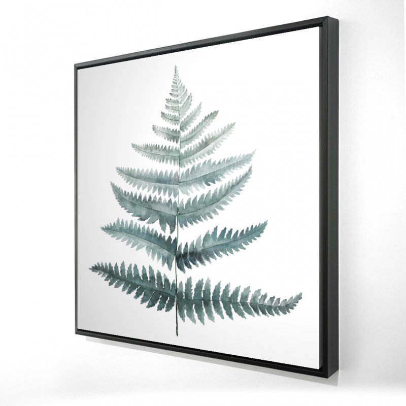 Fougère - Toile encadrée de bureau scandinave pour la décoration intérieure