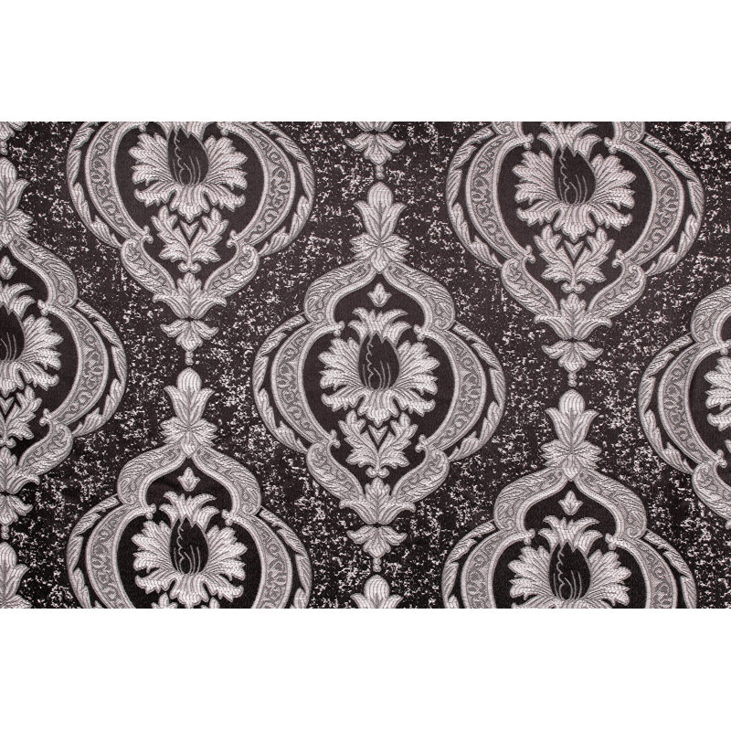 Panneau de rideau simple obscurcissant en polyester Matthews, Noir