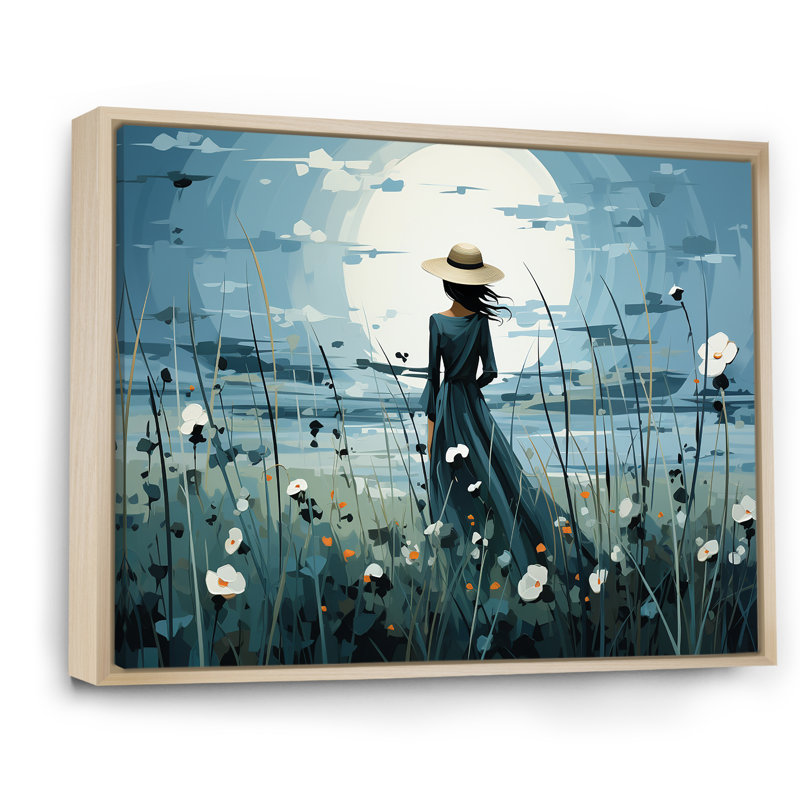 Contemporary Urban Retreat sur toile, Cadre naturel flottant, H 24 po x l 32 po x P 1 po