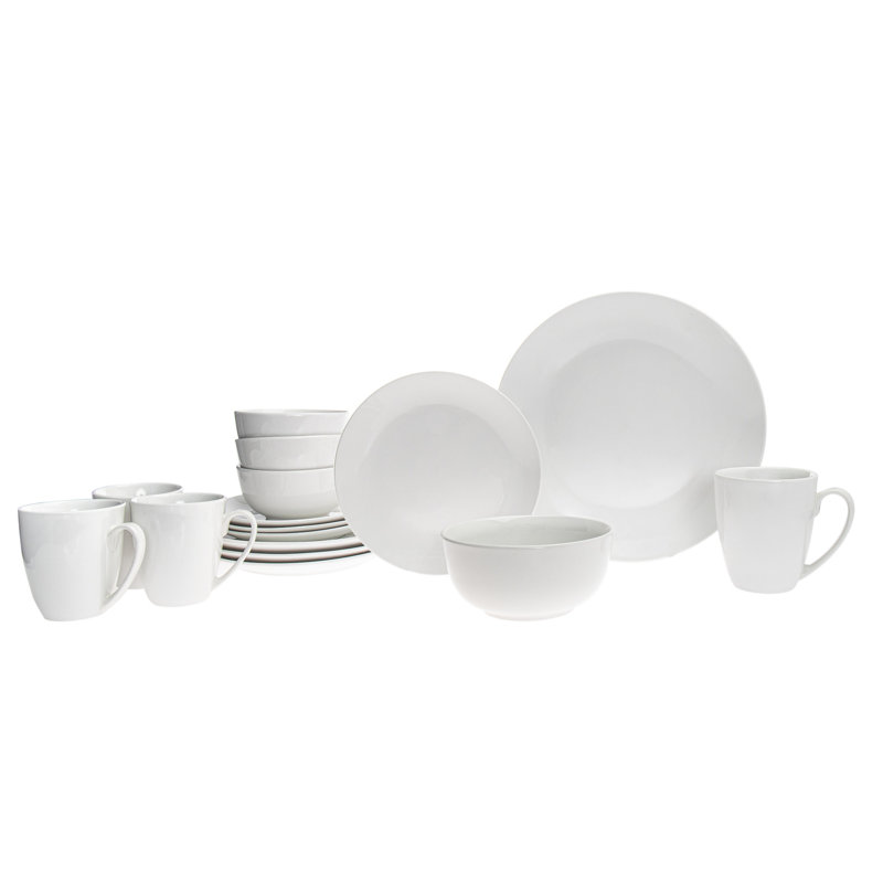 Alora 16 Piece Porcelain Dinnerware Set