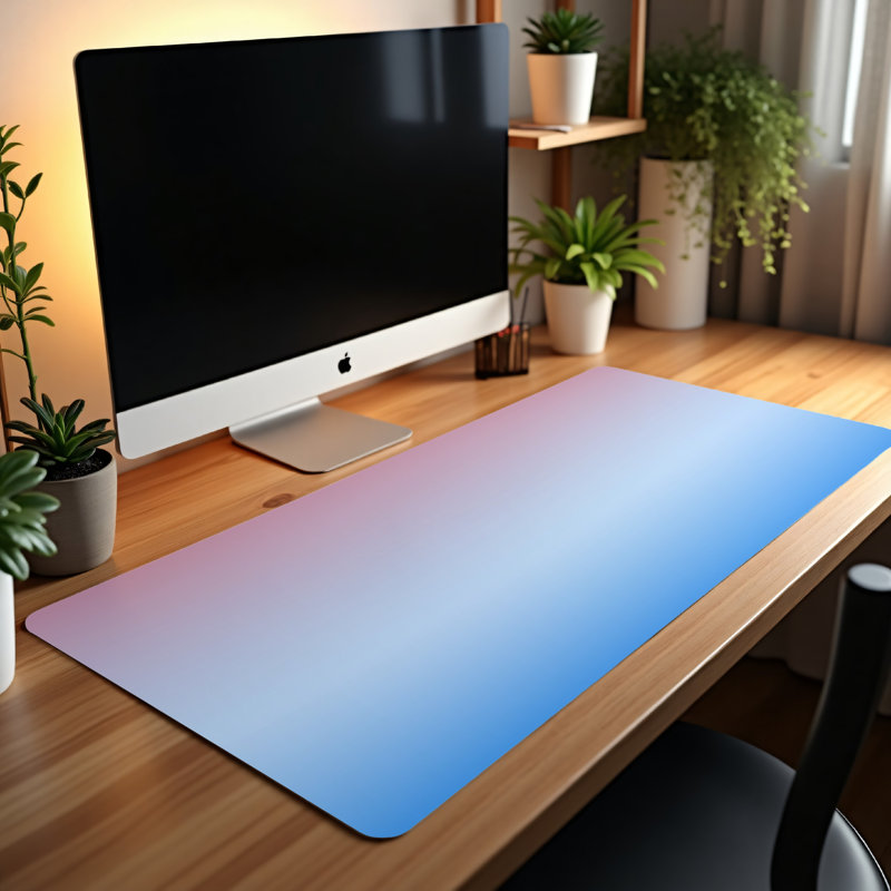 Polyester Desk Pad, 23.6x13.8