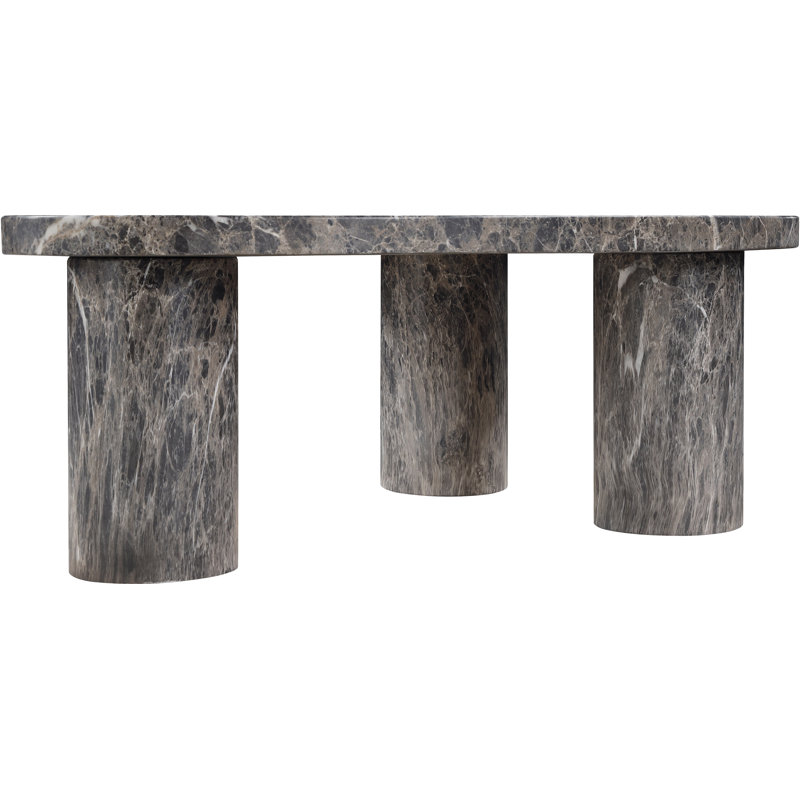 Table basse Teramo Amata, H 15 po x L 38 po x l 30 po, Brun