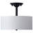 13" Fabric Semi Flush Mount-91406430